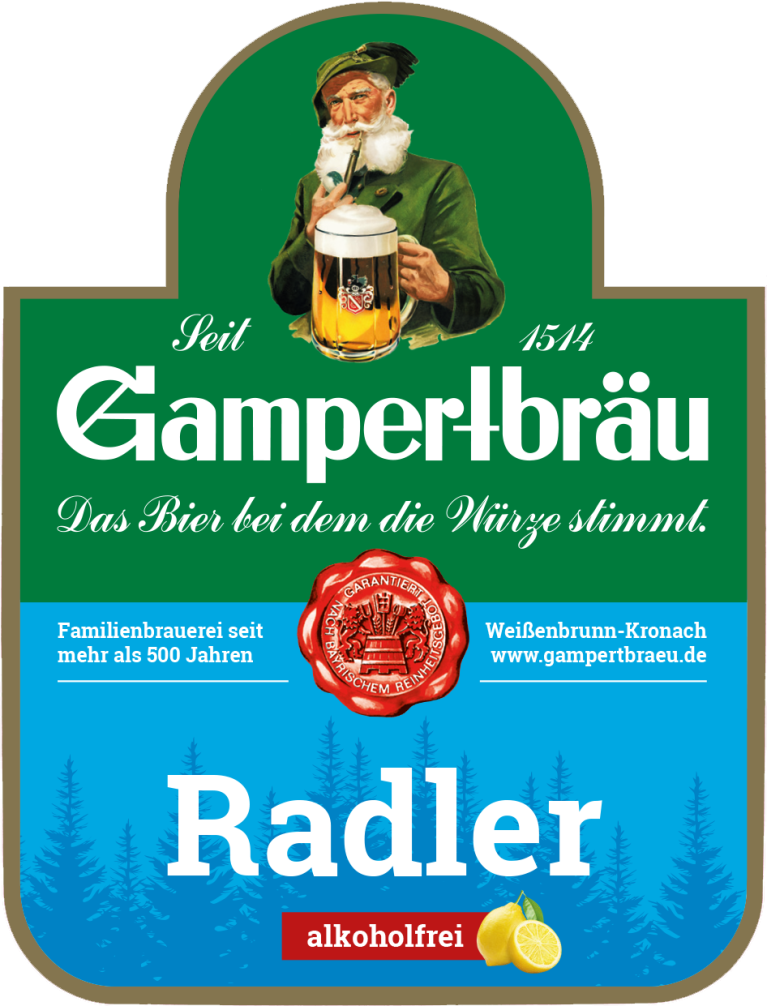 Radler alkoholfrei Etikett