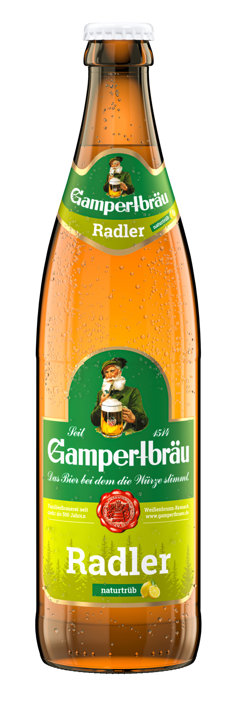 Radler naturtrüb Bier-Flasche