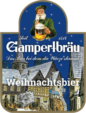 Weihnachtsbier Etikett