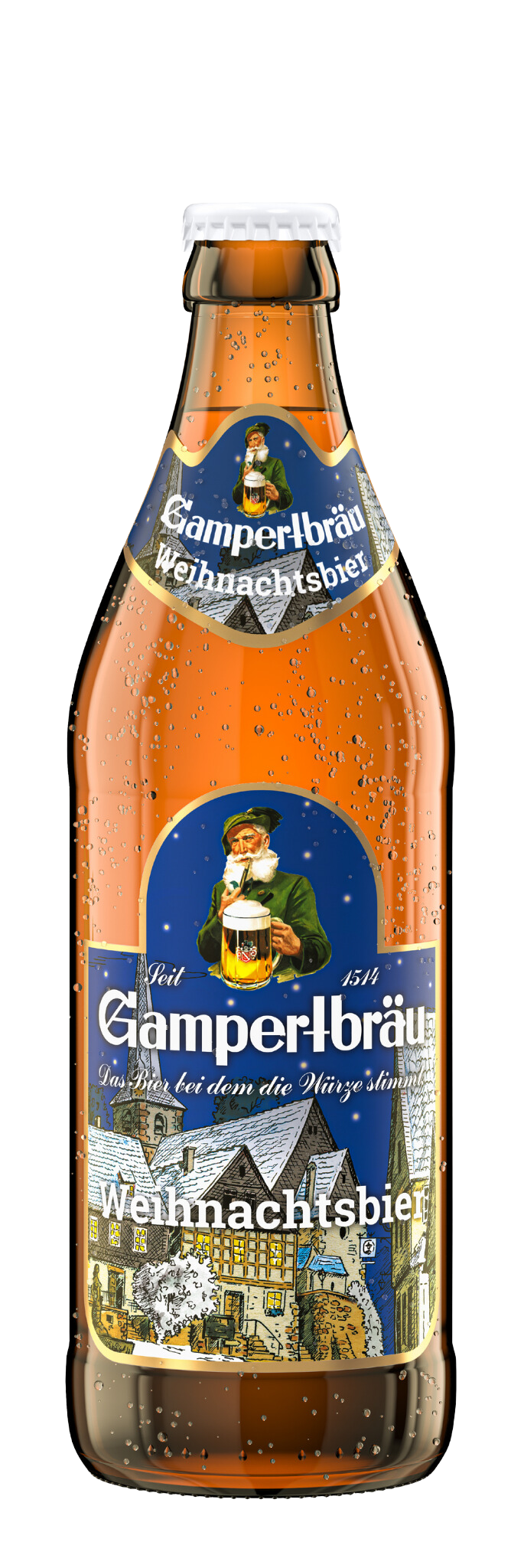 Weihnachtsbier Bier-Flasche